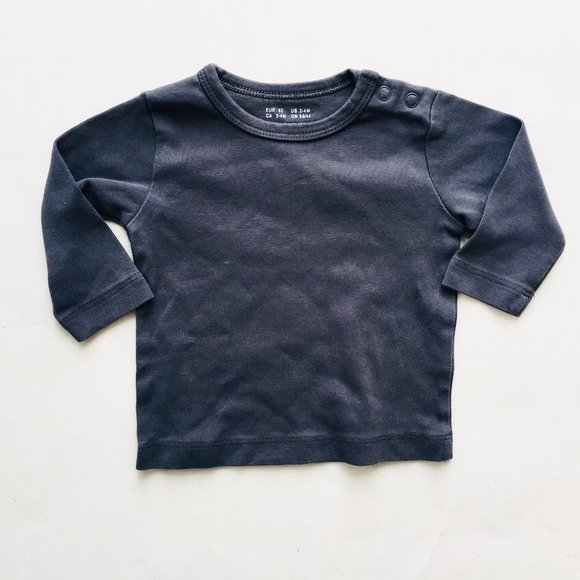 H&M Dark Grey Long-Sleeve T